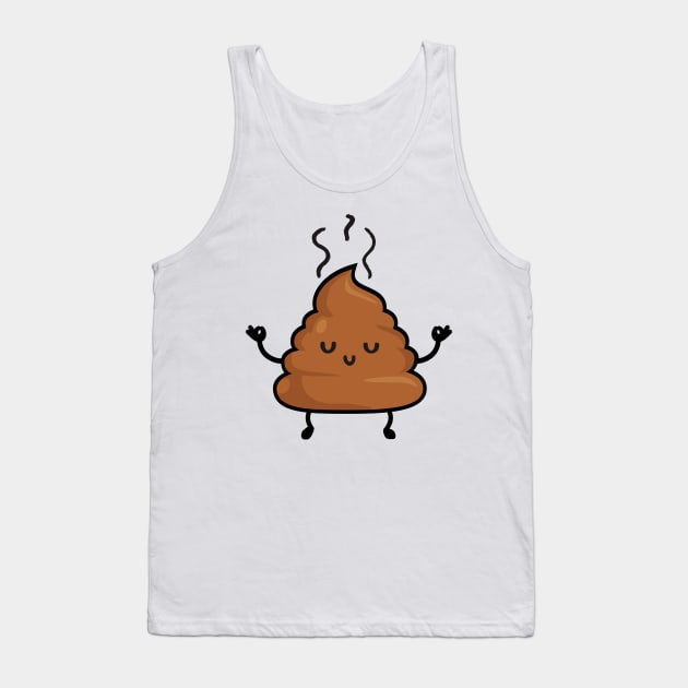 Zen poop Tank Top by Mr Youpla